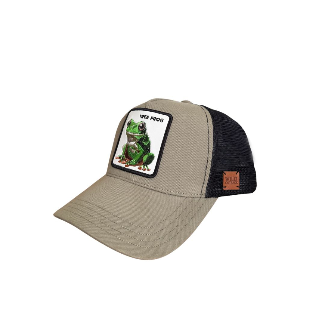 Tree Frog hat - Organic cotton